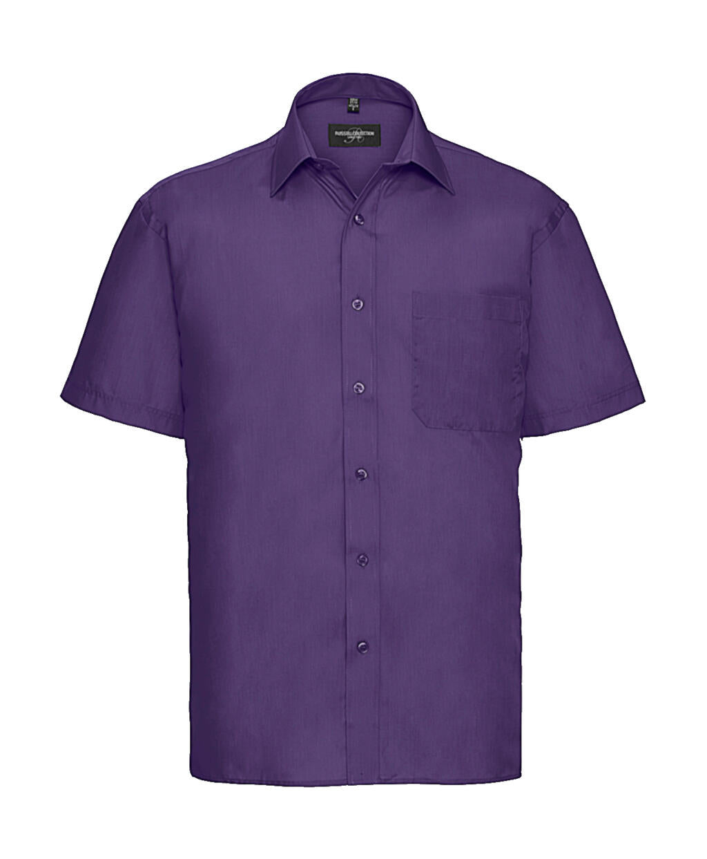 Poplin Shirt in Farbe Purple