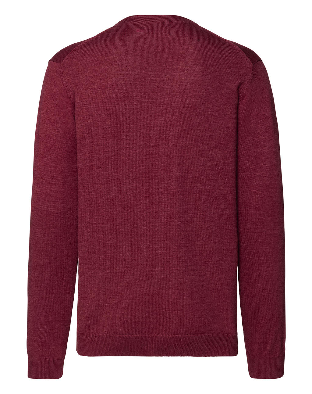Men's V-Neck Knitted Cardigan in Farbe Black