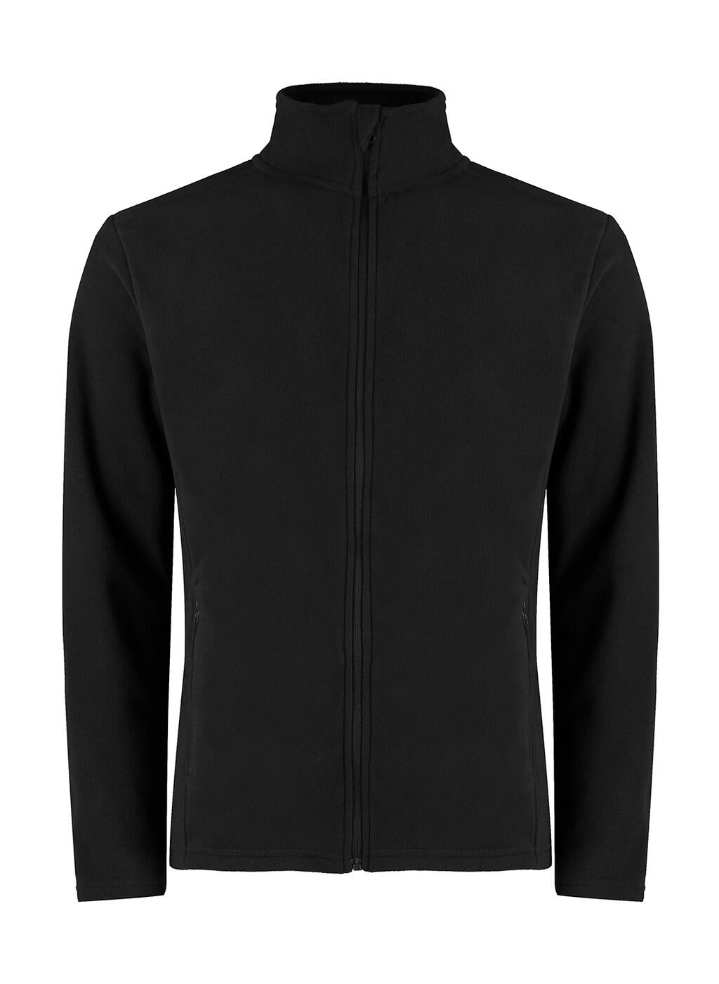 Regular Fit Corporate Micro Fleece in Farbe Black