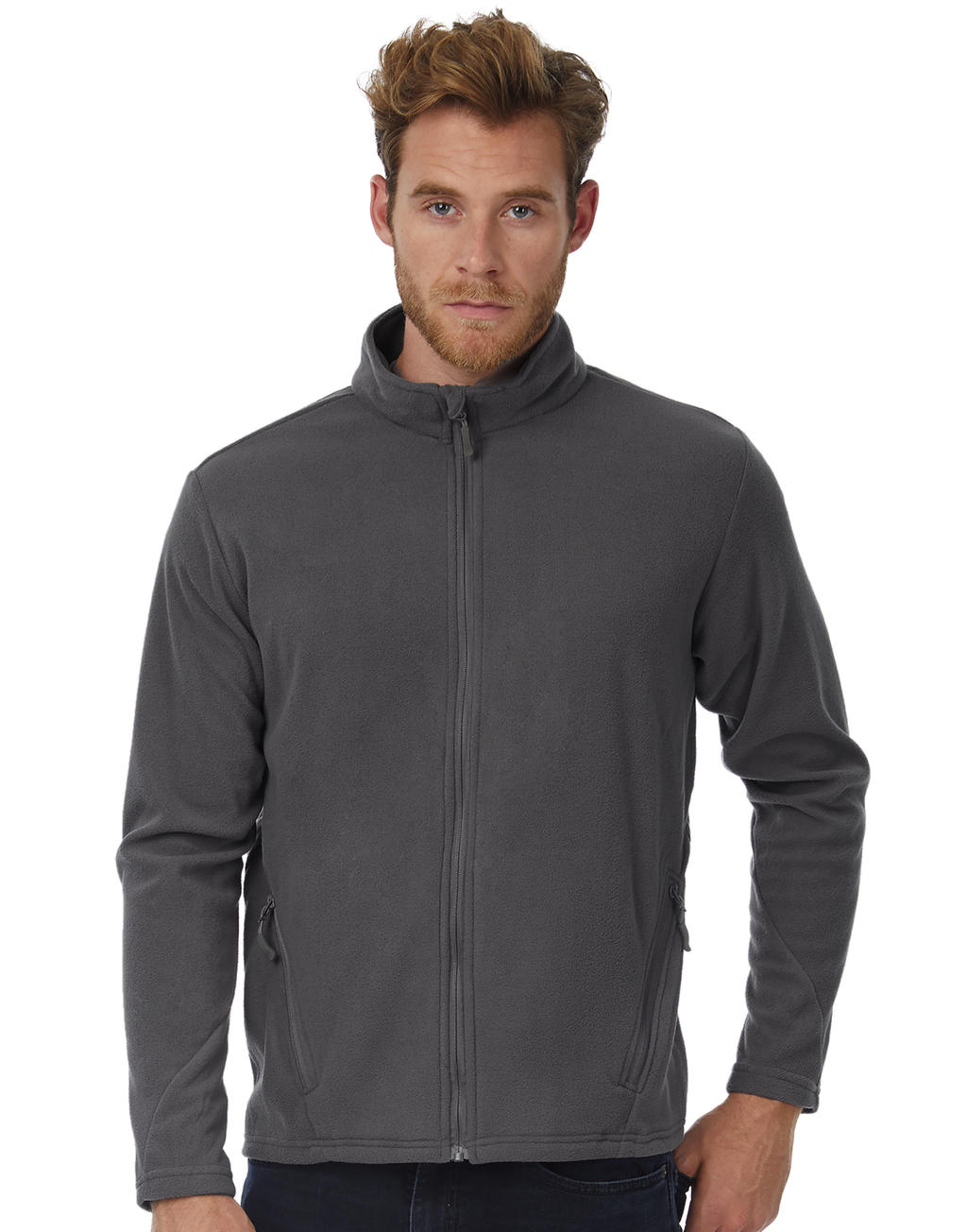 Coolstar/men Fleece Full Zip in Farbe Black
