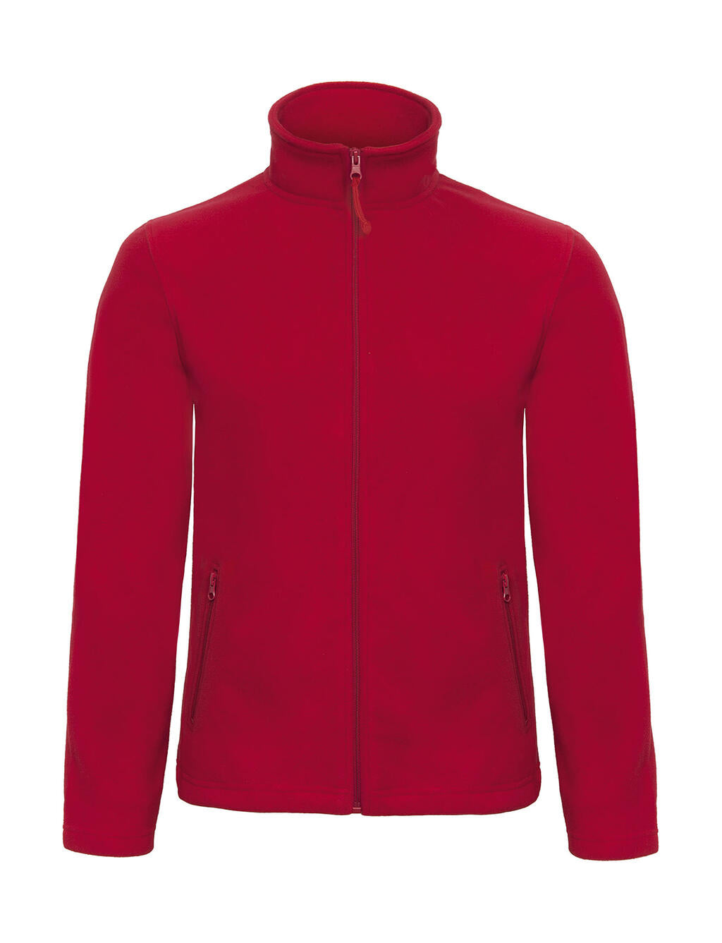 ID.501 Micro Fleece Full Zip in Farbe Red