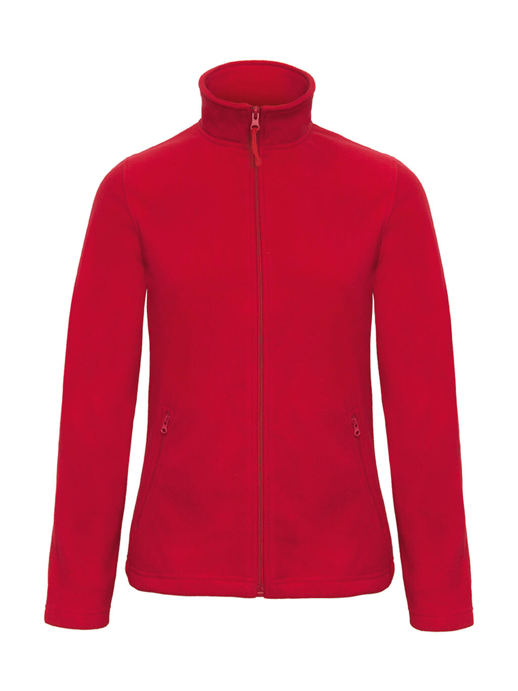 ID.501/women Micro Fleece Full Zip in Farbe Red