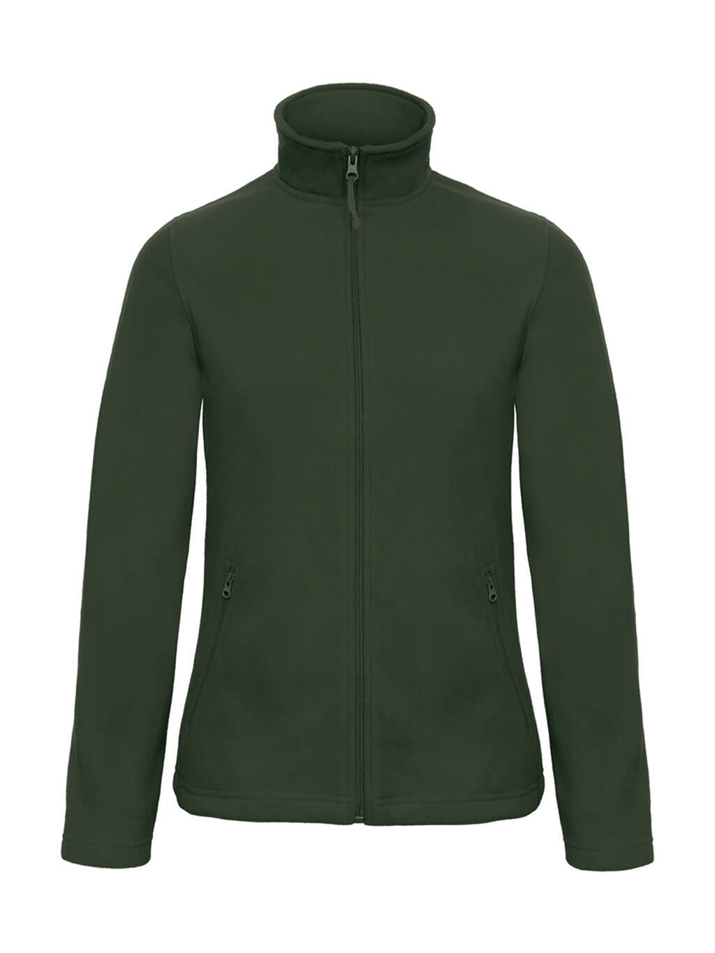 ID.501/women Micro Fleece Full Zip in Farbe Forest Green