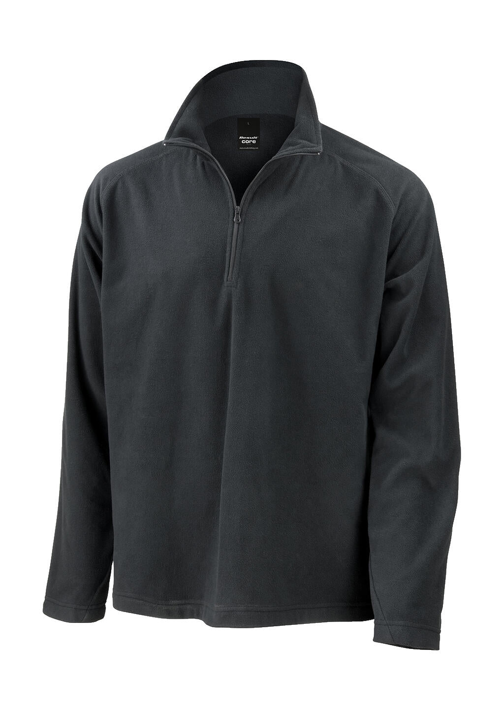 Microfleece Top in Farbe Black
