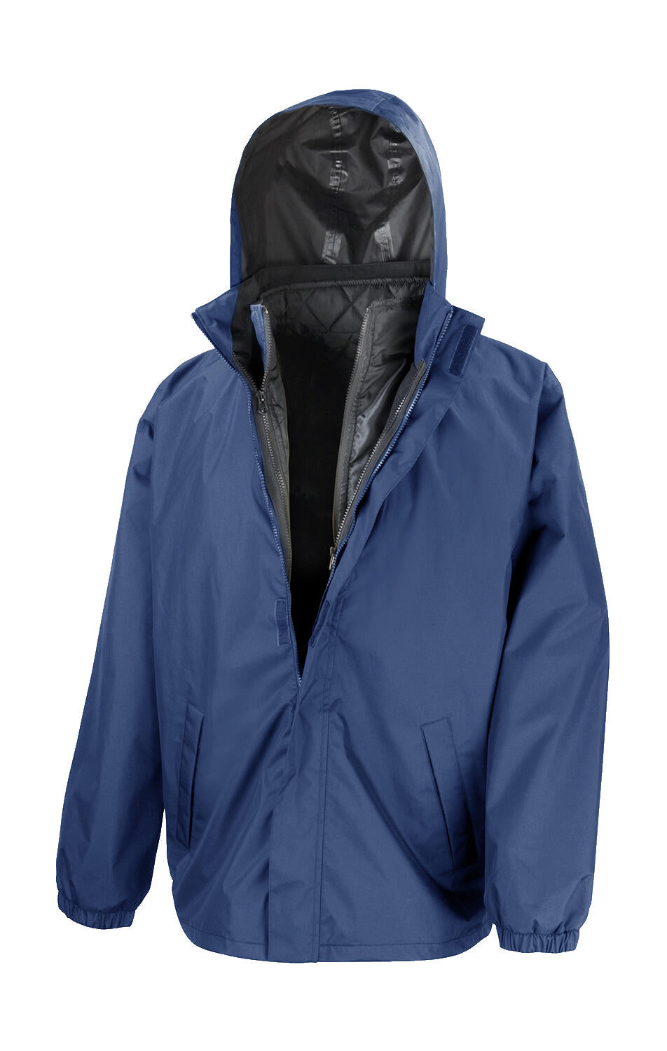 3-in-1 Jacket with quilted Bodywarmer in Farbe Navy
