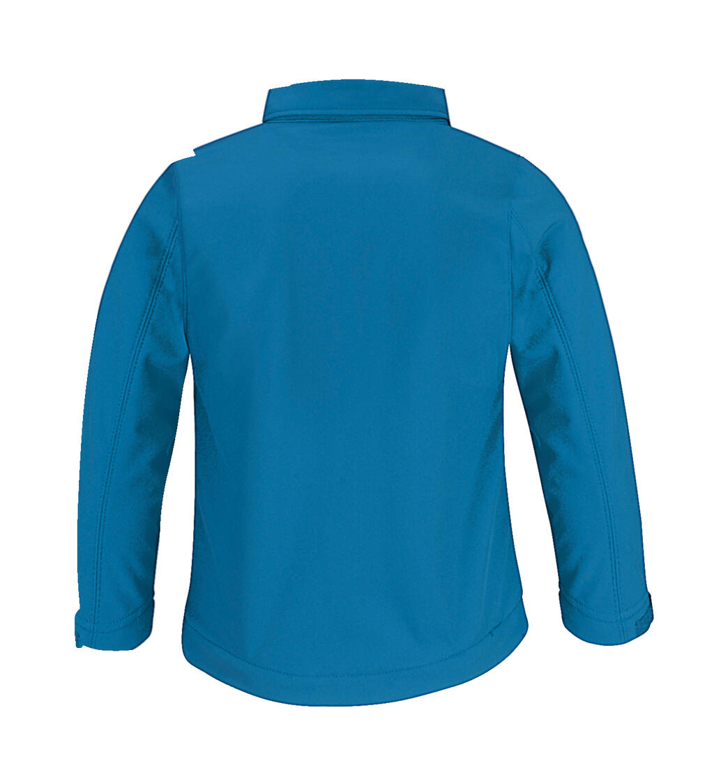 Hooded Softshell/kids in Farbe Black