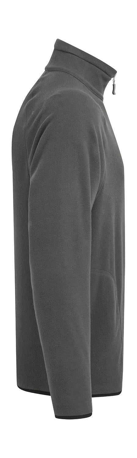 Men's Full Zip Microfleece in Farbe Dark Black