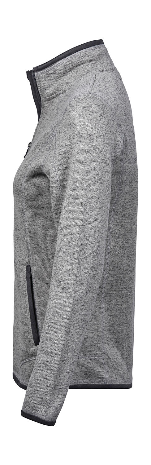 Ladies' Outdoor Fleece Jacket in Farbe Black
