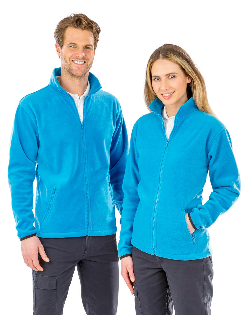 Womens Fashion Fit Outdoor Fleece in Farbe Black