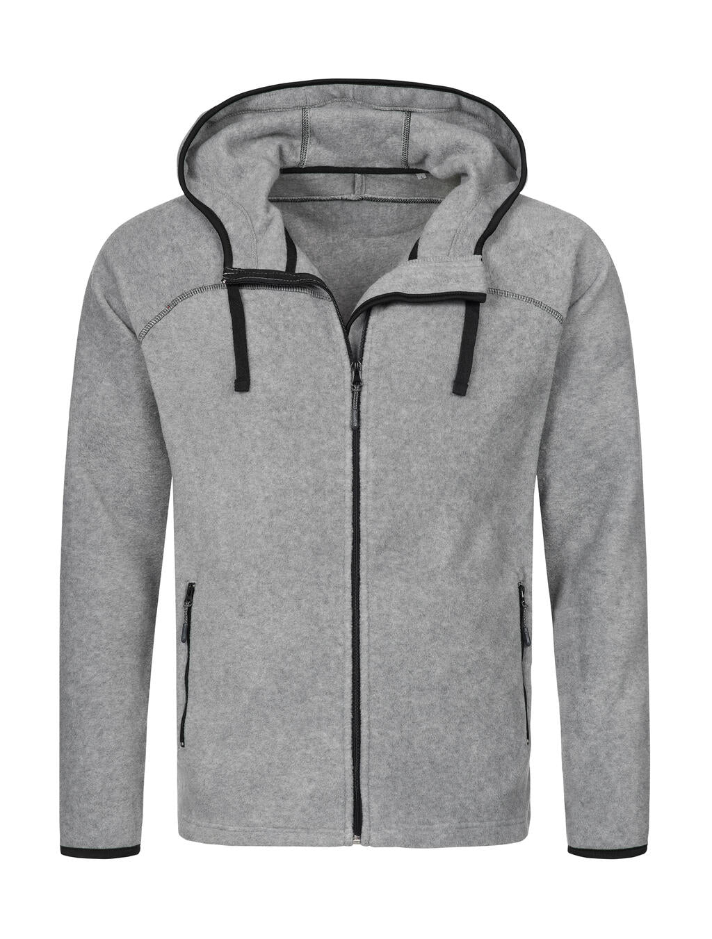 Power Fleece Jacket in Farbe Grey Heather