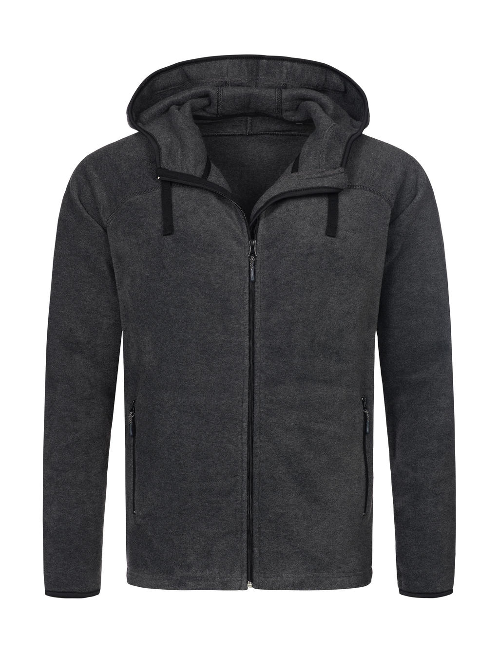 Power Fleece Jacket in Farbe Anthra Heather
