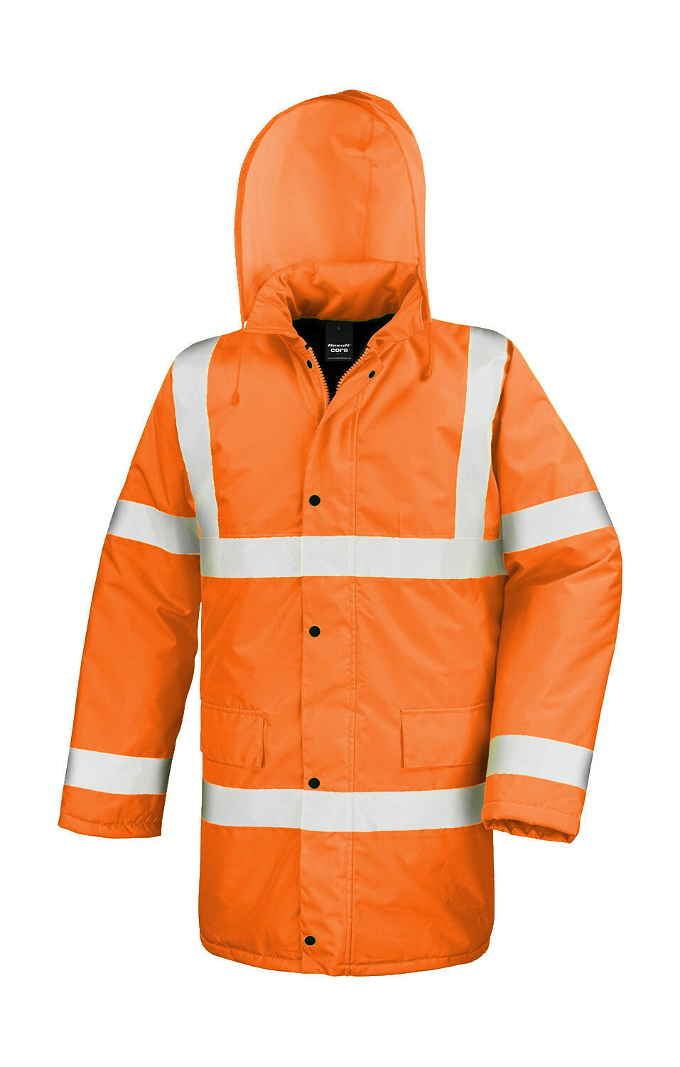 Core Hi-Vis Motorway Coat in Farbe Fluorescent Orange