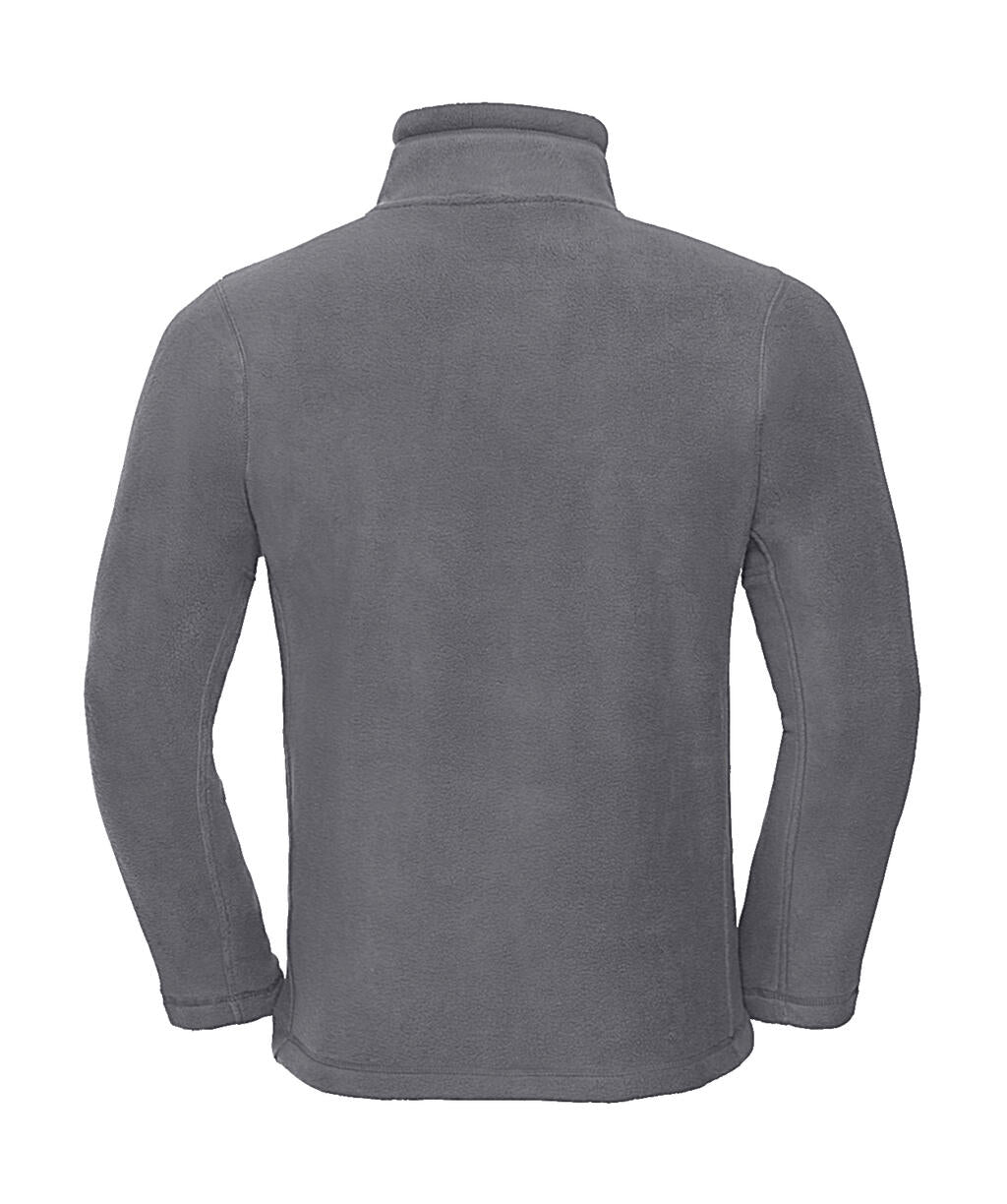 Men's Full Zip Outdoor Fleece in Farbe Black