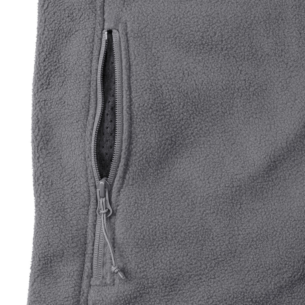 Men's Full Zip Outdoor Fleece in Farbe Black