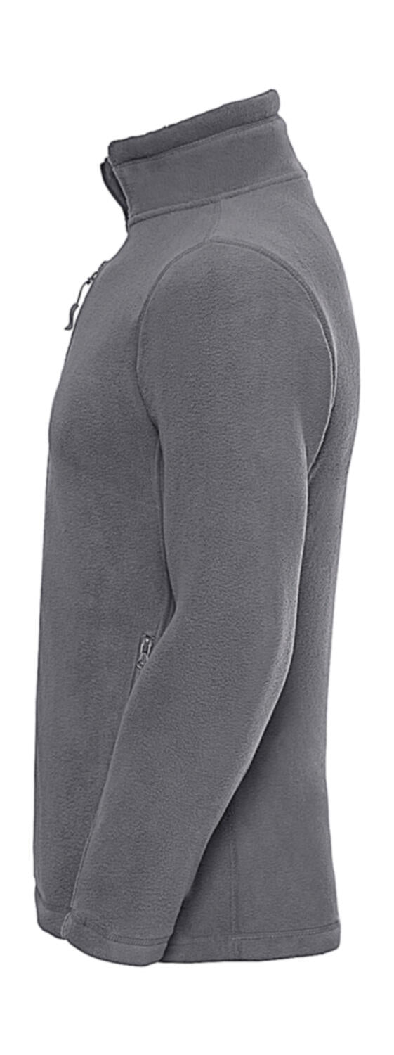 Men's Full Zip Outdoor Fleece in Farbe Black