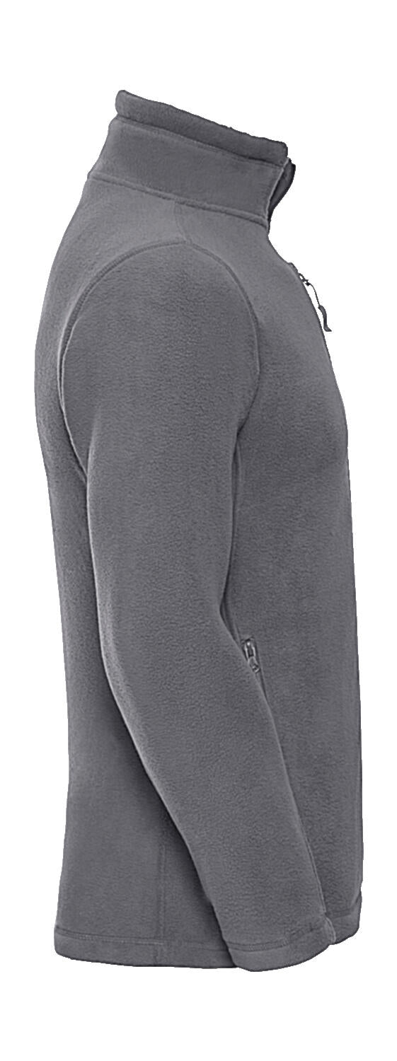 Men's Full Zip Outdoor Fleece in Farbe Black