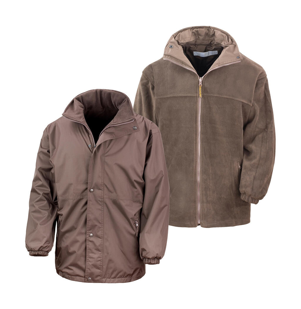 Outbound Reversible Jacket in Farbe Brown/Brown