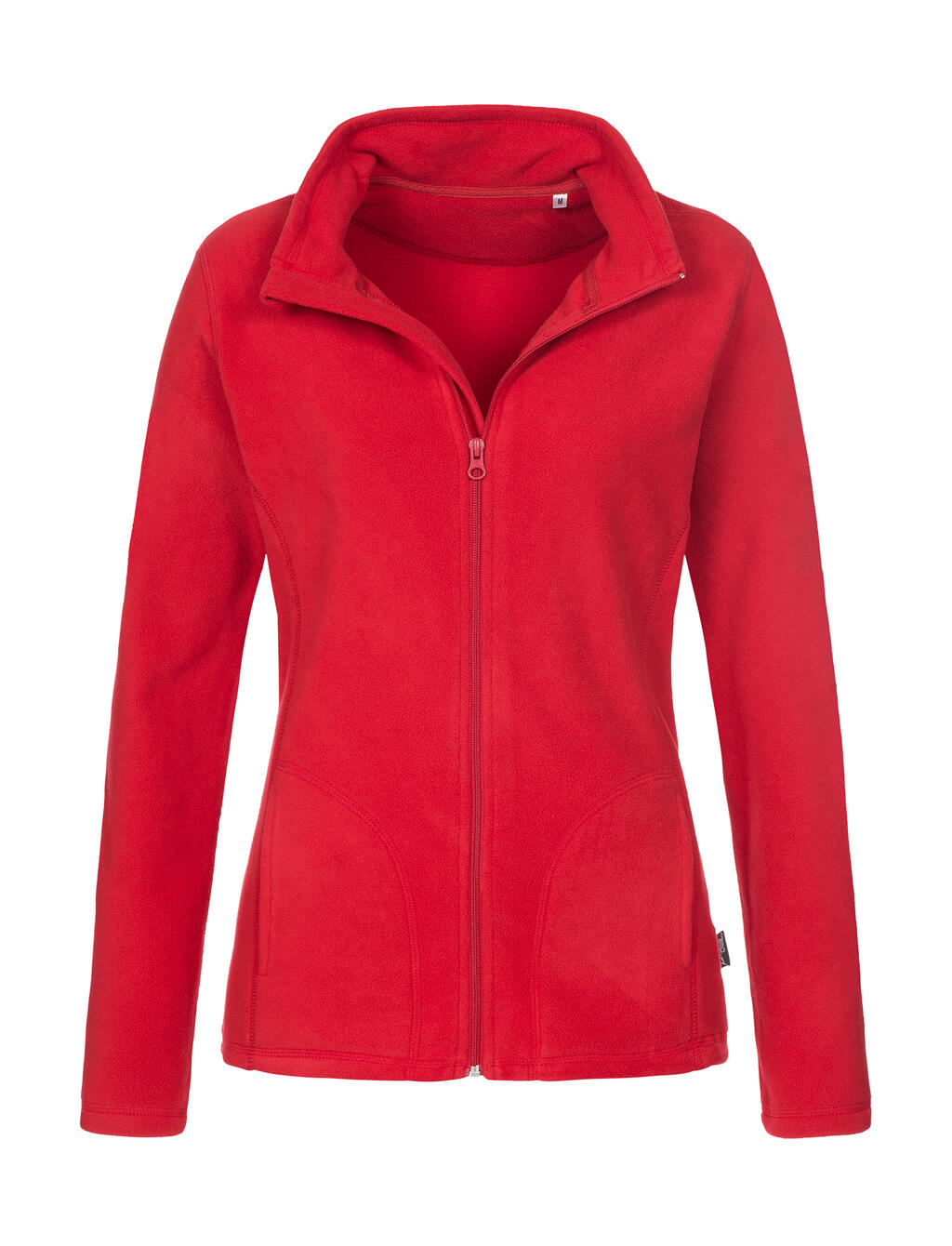Fleece Jacket Women in Farbe Scarlet Red