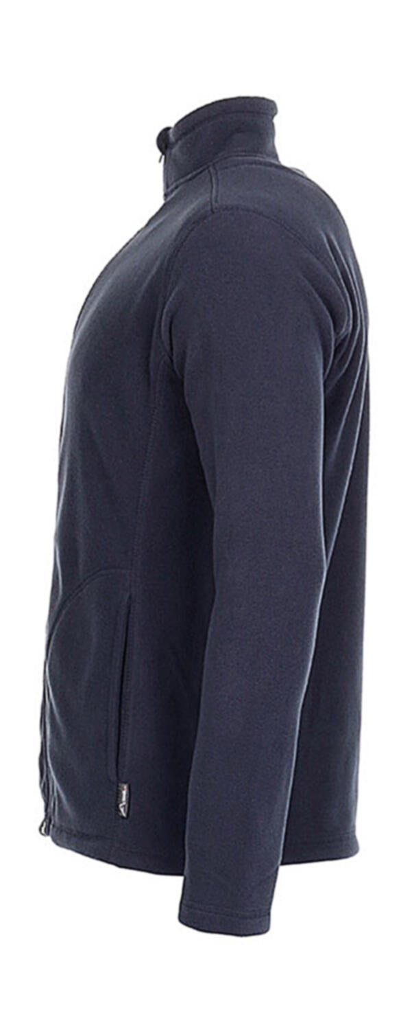 Fleece Jacket in Farbe Black Opal