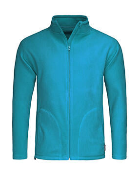 Fleece Jacket in Farbe Hawaii Blue