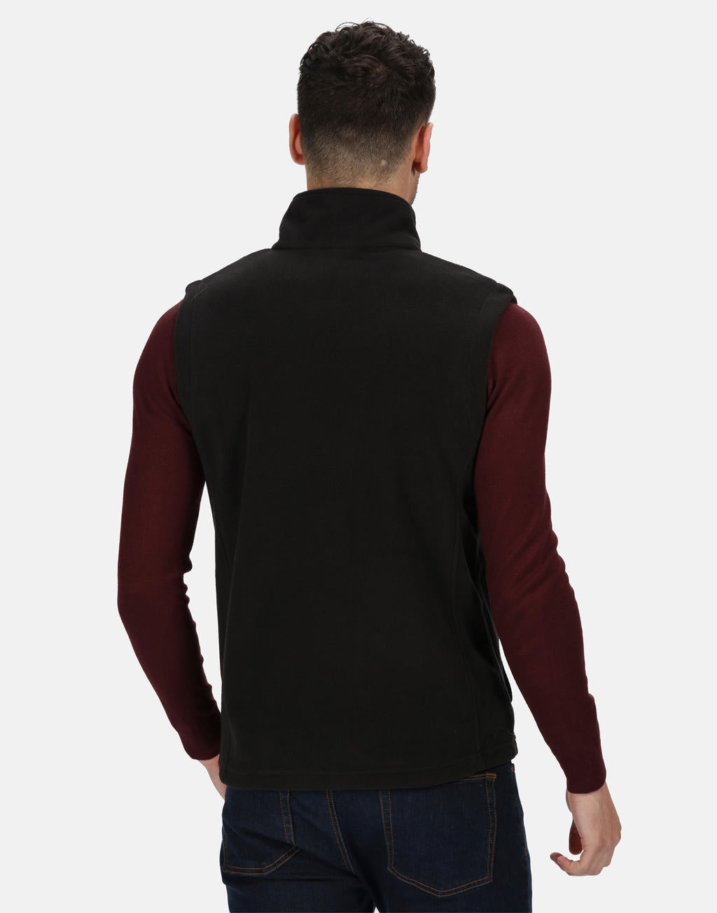 Micro Fleece Bodywarmer in Farbe Black
