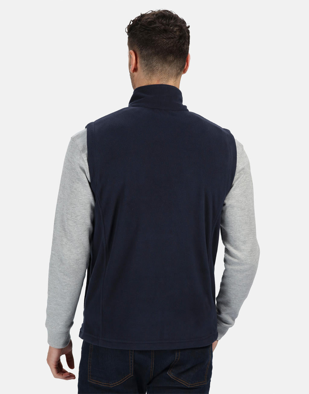 Micro Fleece Bodywarmer in Farbe Black