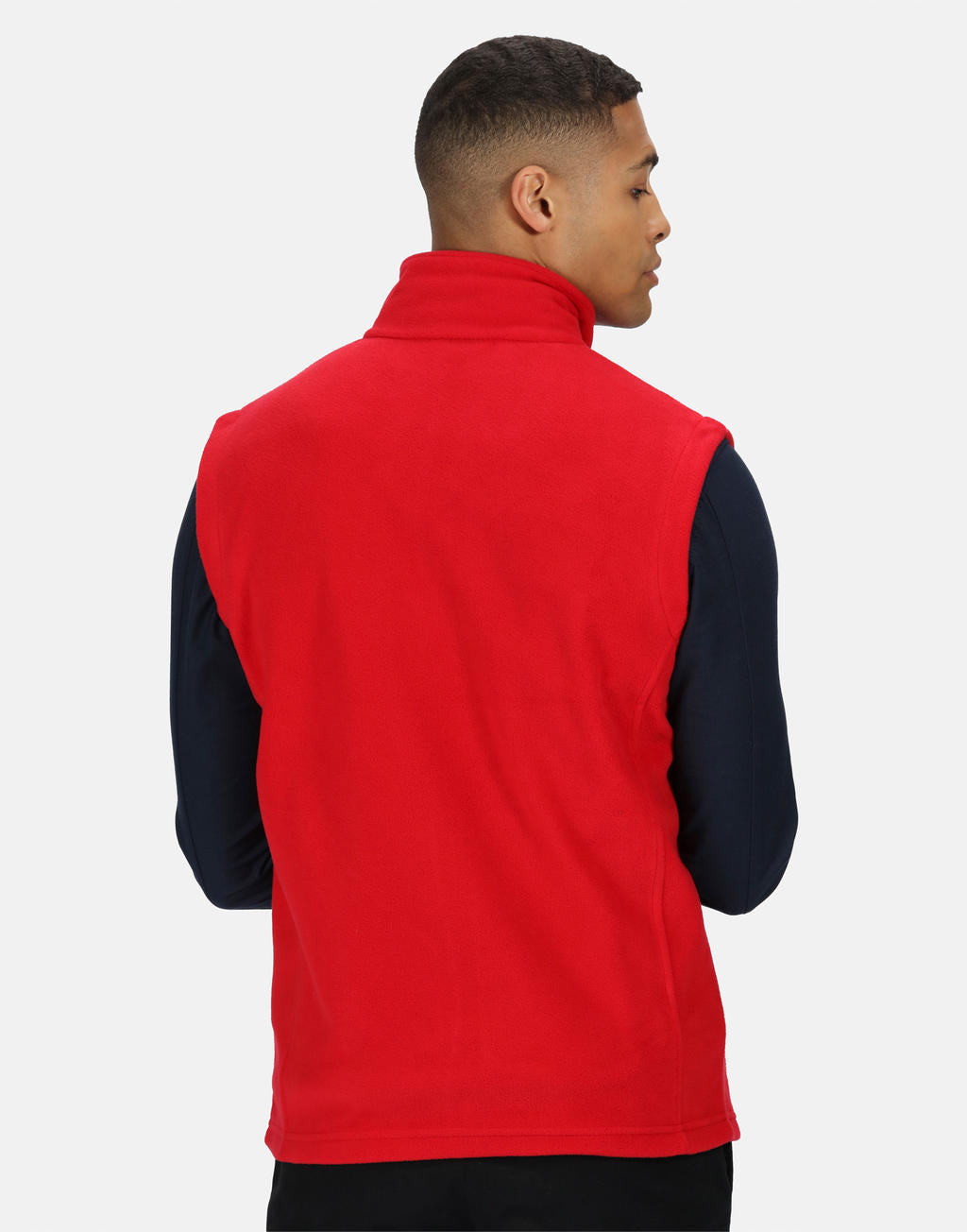 Micro Fleece Bodywarmer in Farbe Black