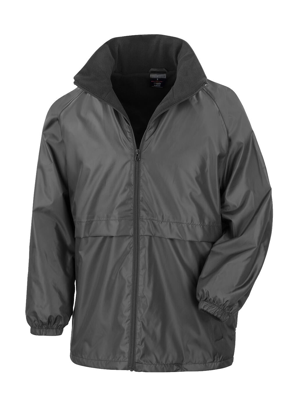 Microfleece Lined Jacket in Farbe Black