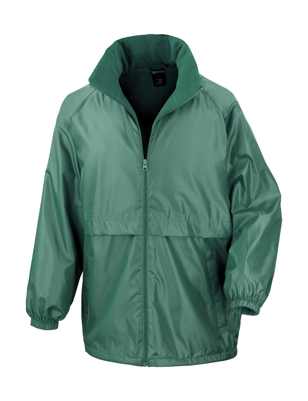 Microfleece Lined Jacket in Farbe Bottle Green