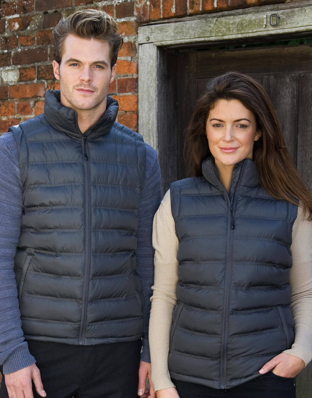 Ladies' Ice Bird Padded Gilet in Farbe Black