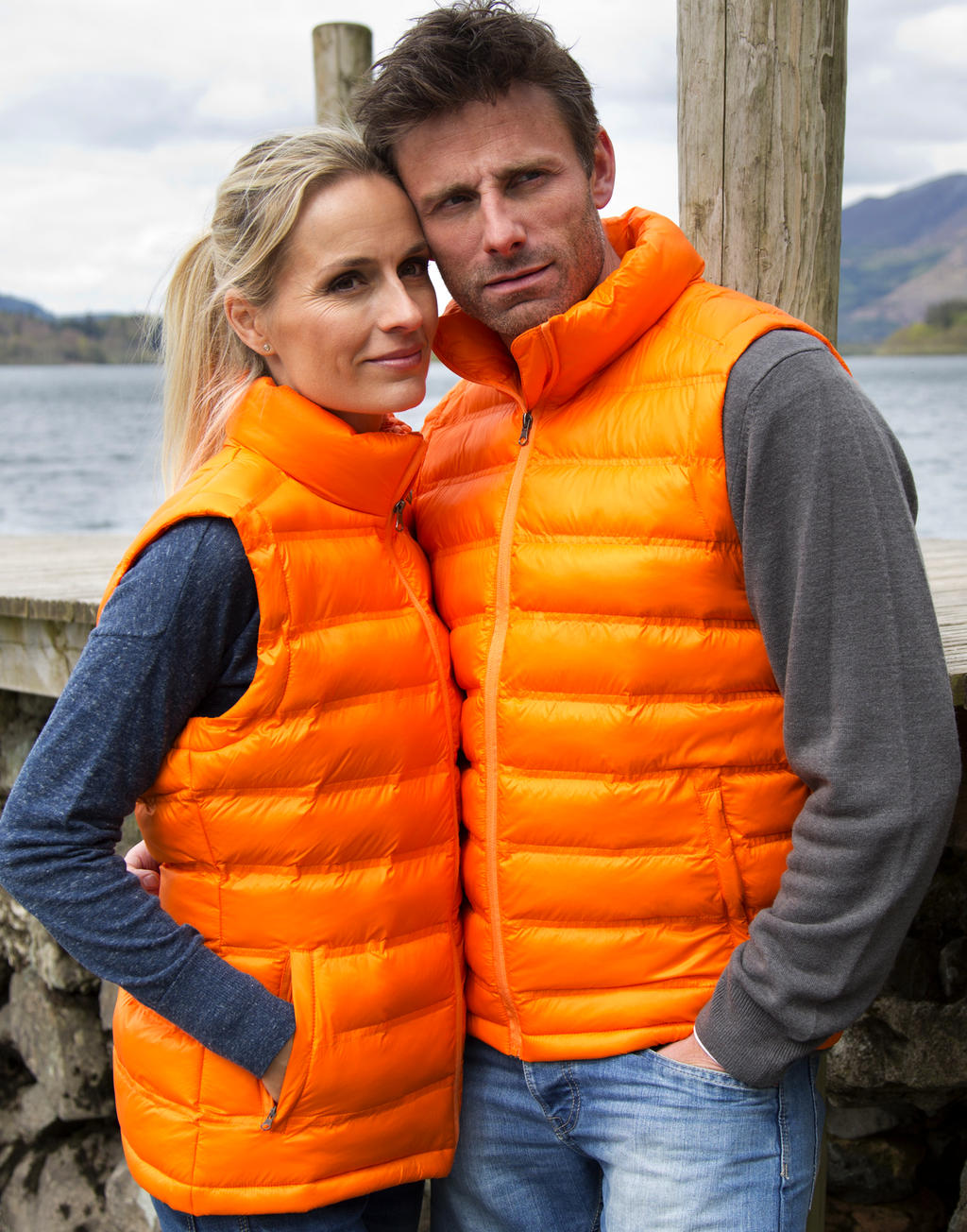 Ladies' Ice Bird Padded Gilet in Farbe Black