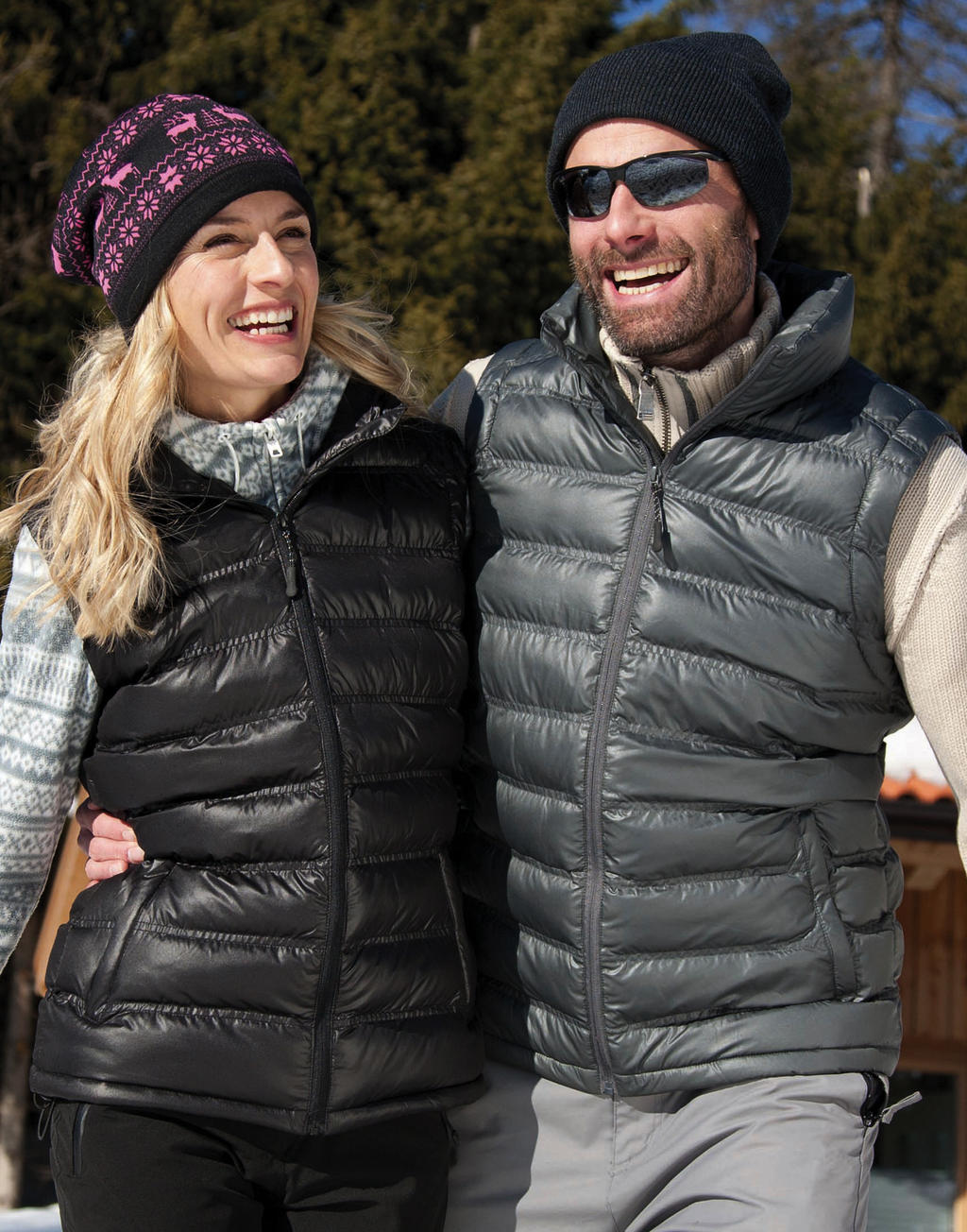 Ladies' Ice Bird Padded Gilet in Farbe Black