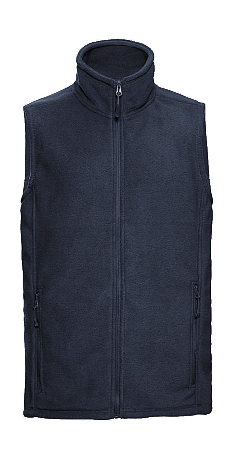Men's Gilet Outdoor Fleece in Farbe French Navy