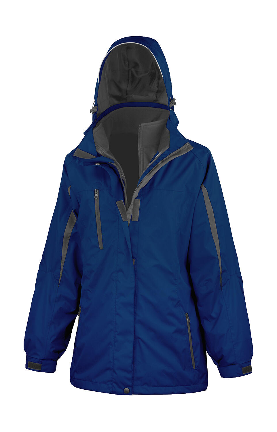 Ladies' 3-in-1 Journey Jacket in Farbe Navy/Black