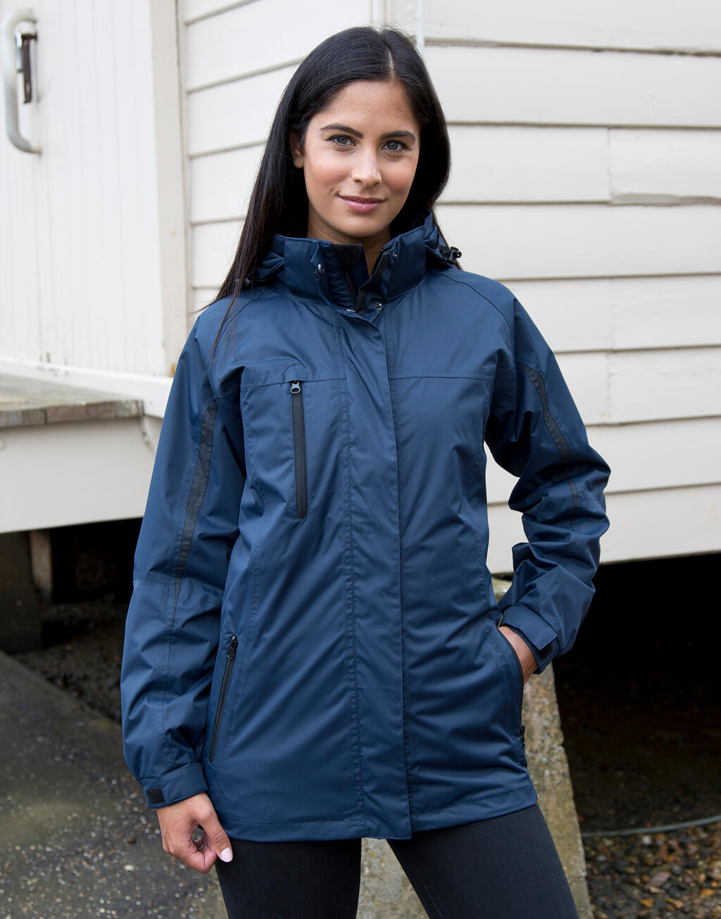 Ladies' 3-in-1 Journey Jacket in Farbe Black/Black
