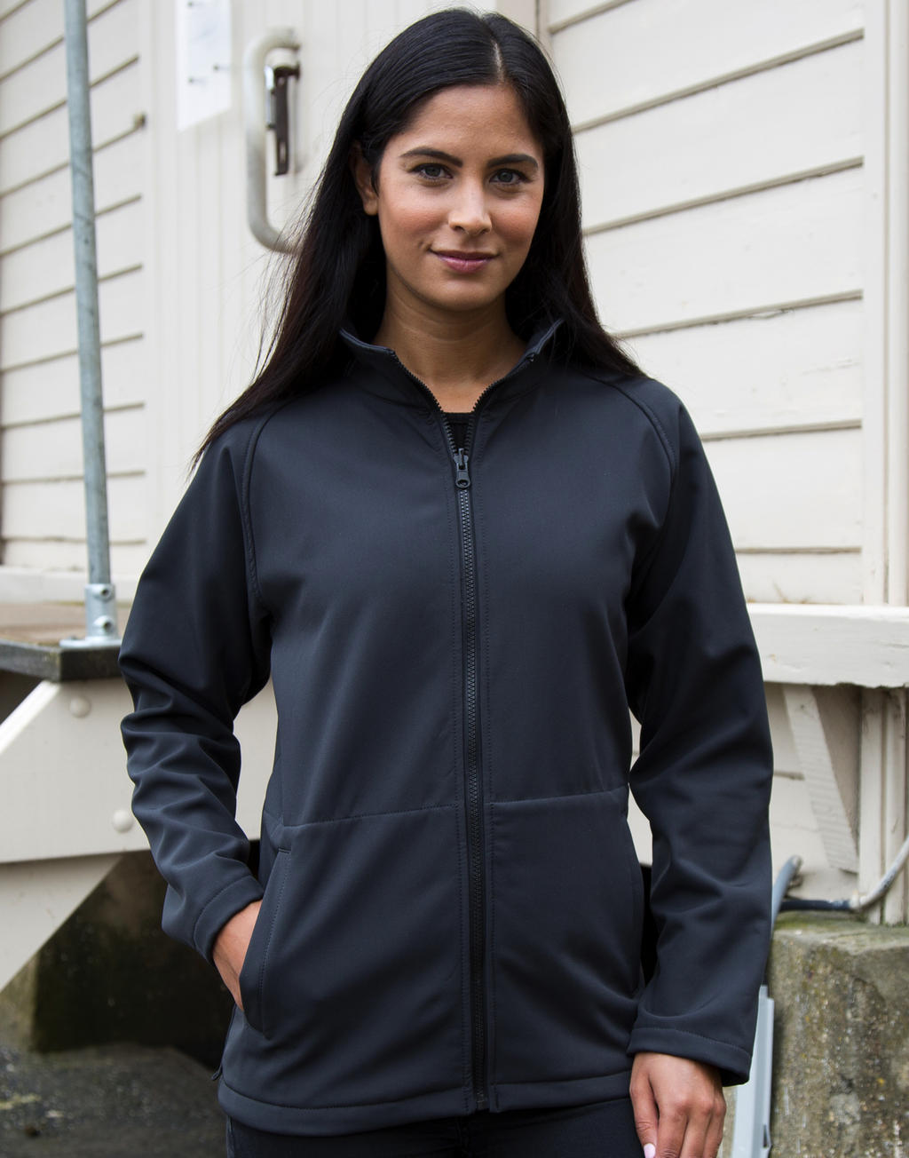 Ladies' 3-in-1 Journey Jacket in Farbe Black/Black