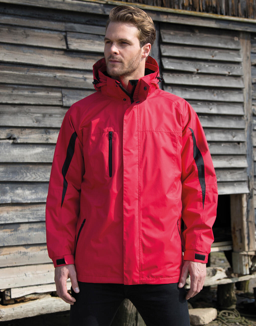 3-in-1 Journey Jacket in Farbe Black/Black