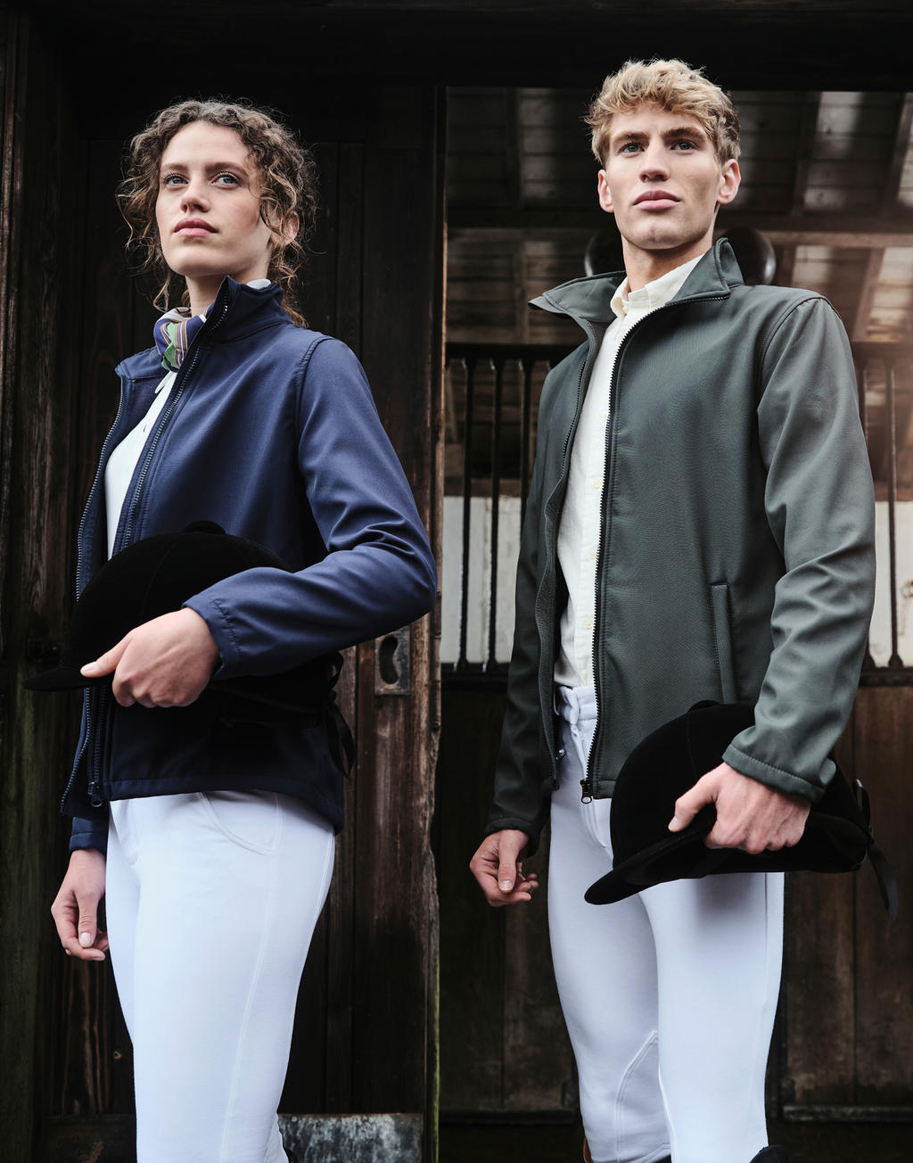 Ablaze Printable Softshell in Farbe White/Light Steel