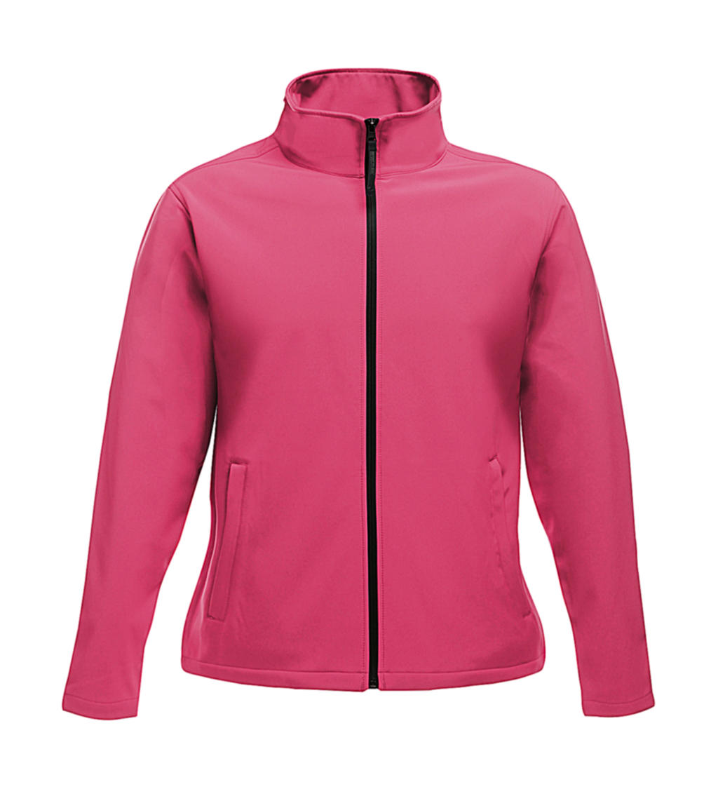 Women's Ablaze Printable Softshell in Farbe Hot Pink/Black