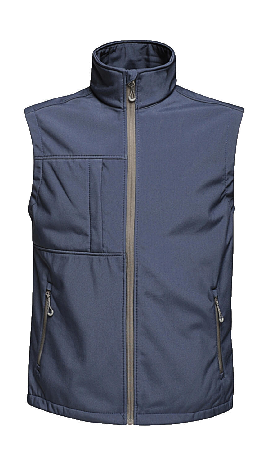 Octagon II Printable Bodywarmer in Farbe Navy/Seal Grey