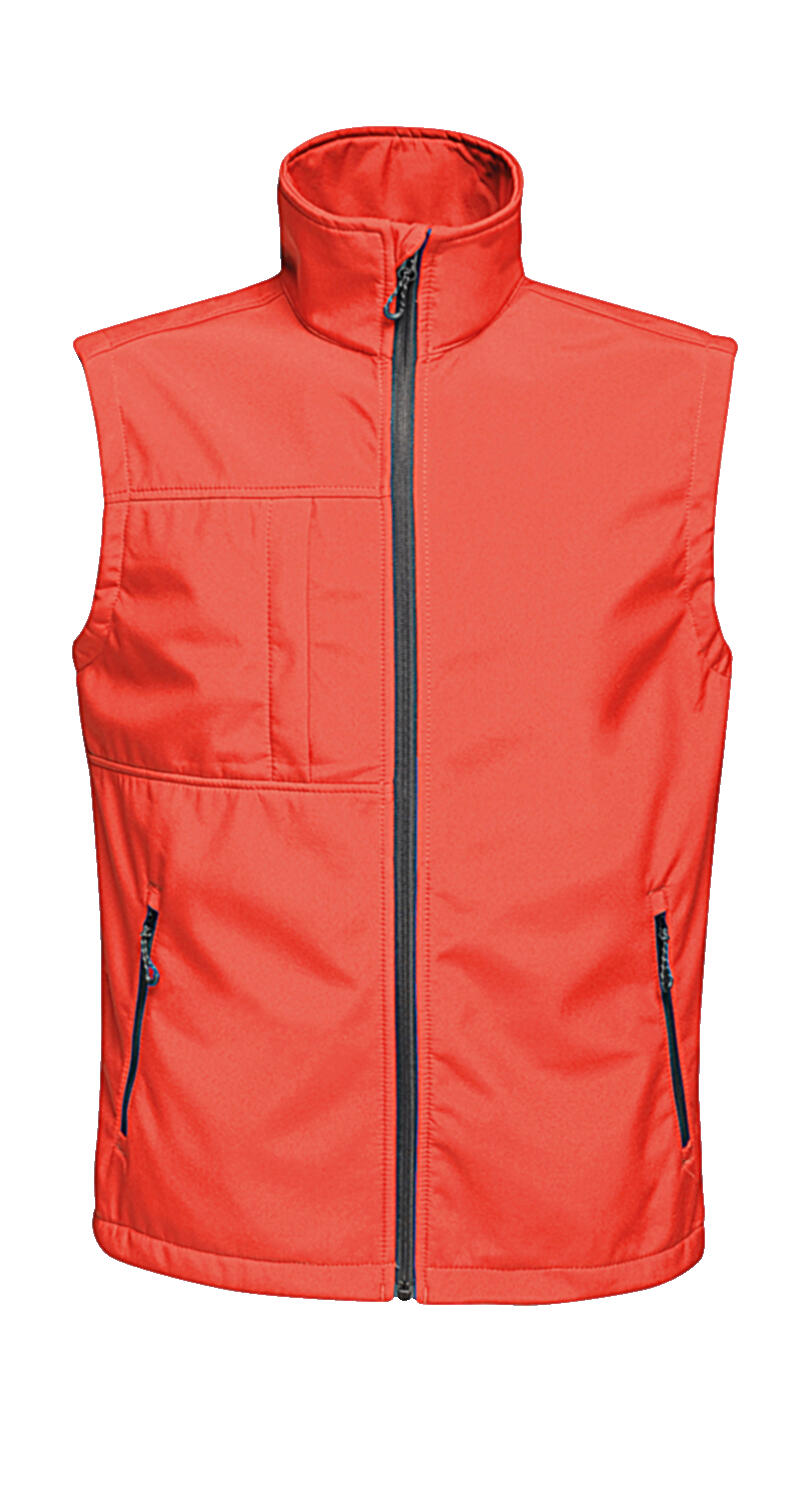 Octagon II Printable Bodywarmer in Farbe Classic Red/Black