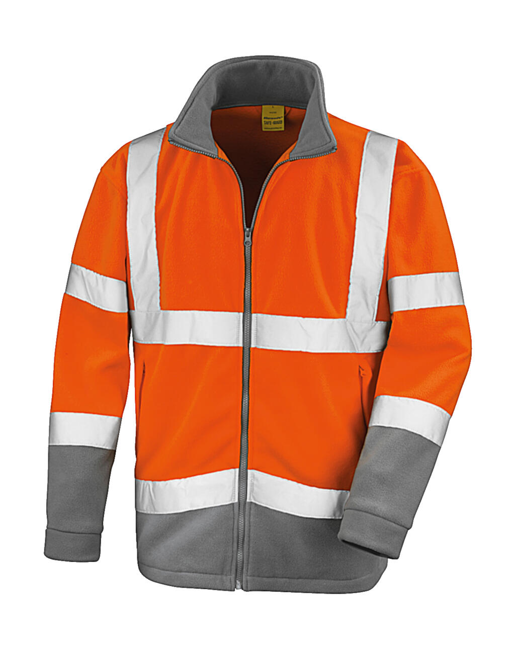 Safety Microfleece in Farbe Fluo Orange/Grey