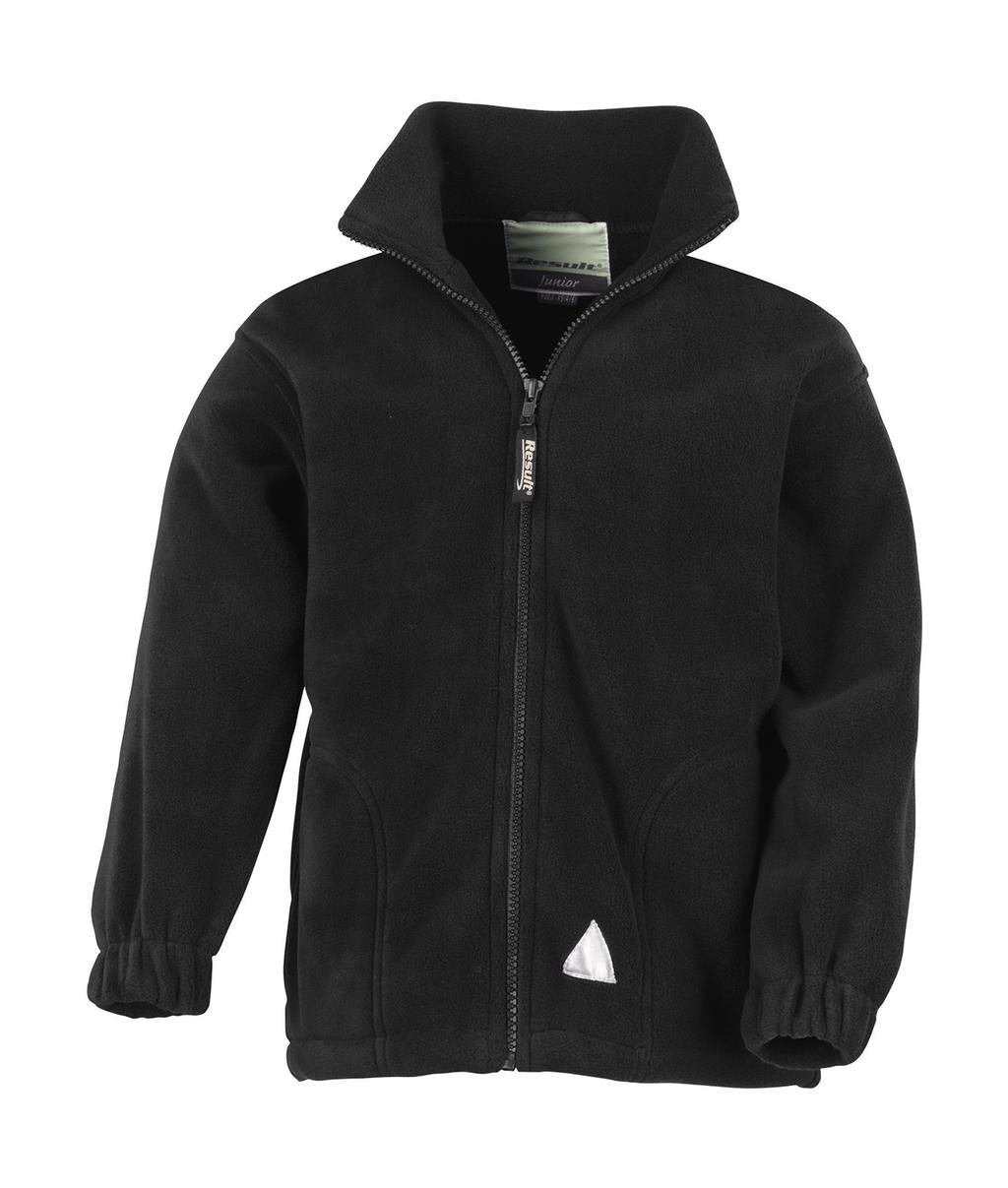 Kids' Fleece Jacket in Farbe Black