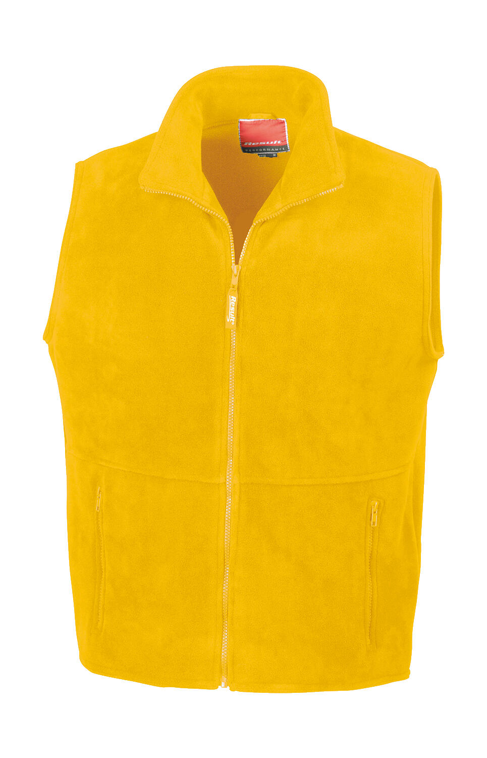 Fleece Bodywarmer in Farbe Yellow