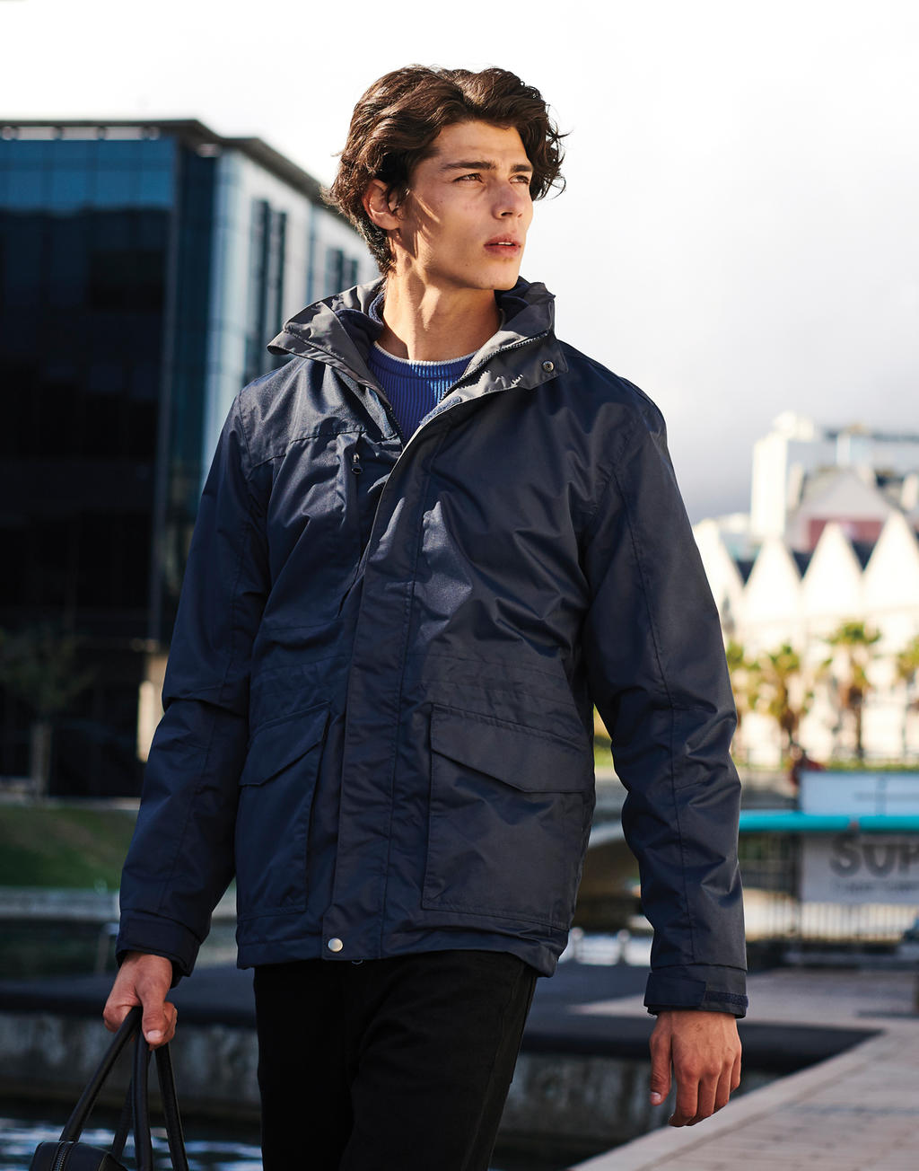 Benson III Jacket in Farbe Black/Black