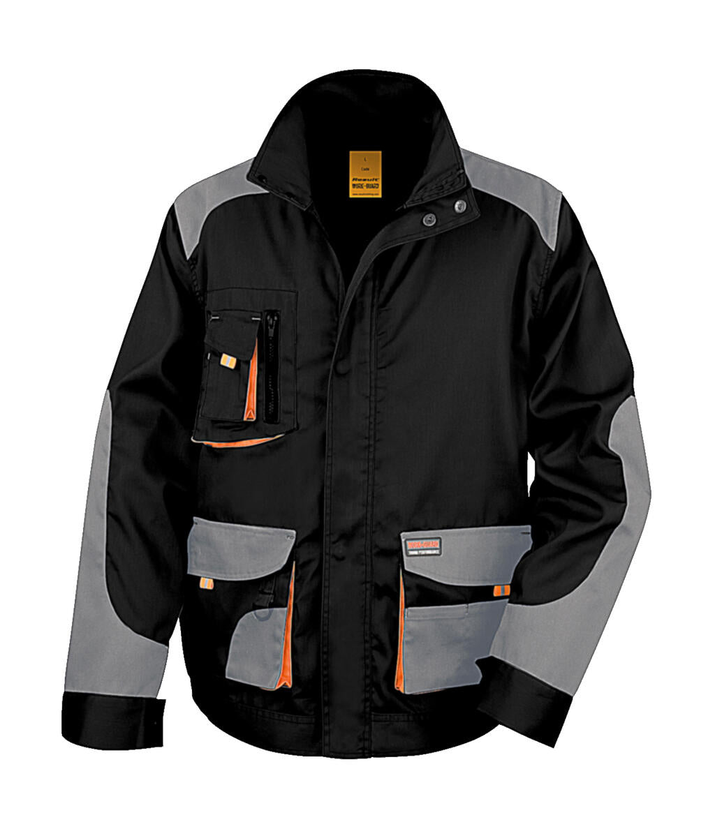 LITE Jacket in Farbe Black/Grey/Orange