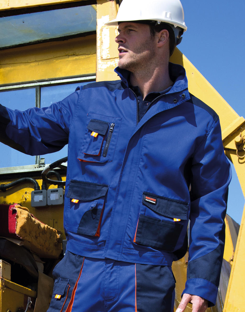 LITE Jacket in Farbe Grey/Black/Orange