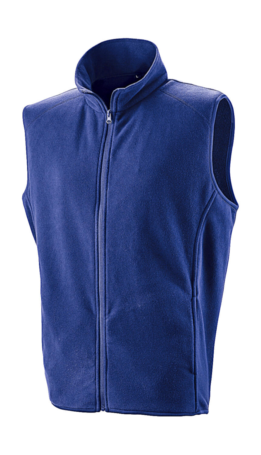 Micro Fleece Gilet in Farbe Royal