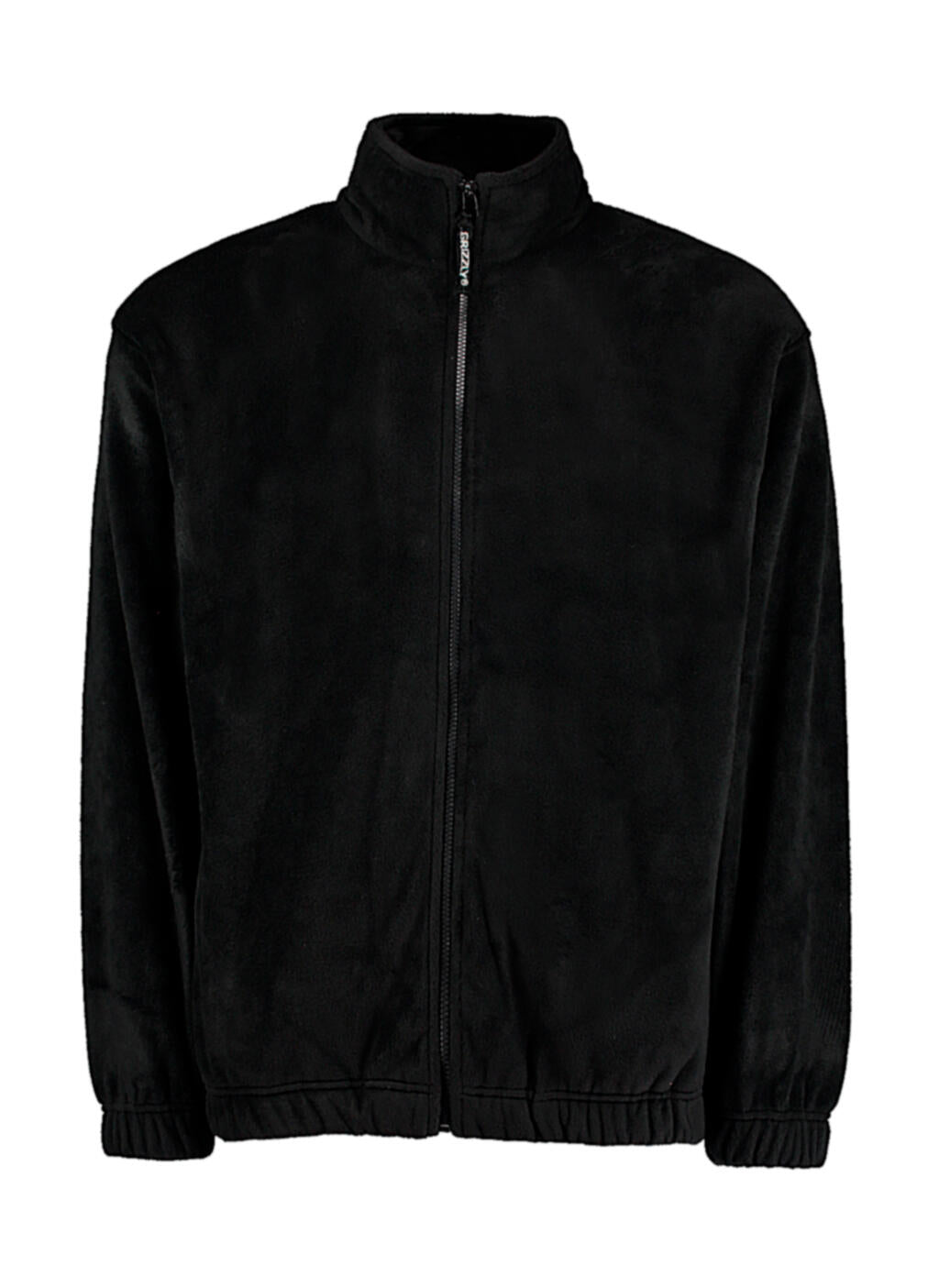 Classic Fit Full Zip Fleece in Farbe Black
