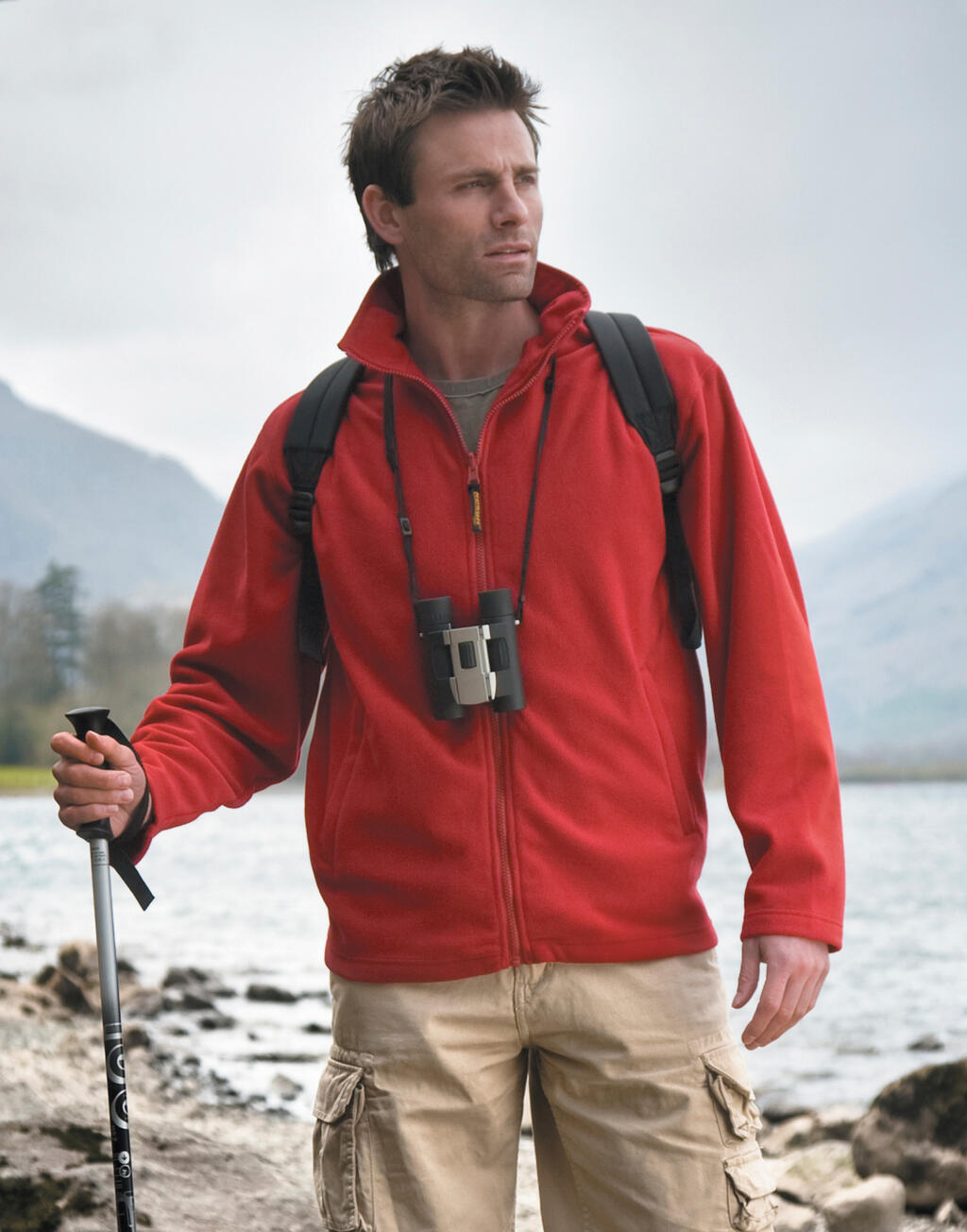 Horizon High Grade Microfleece Jacket in Farbe Black